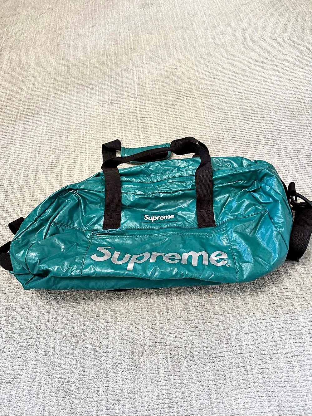 Supreme Duffle Bag (FW17) ) Blue Duffel Bag